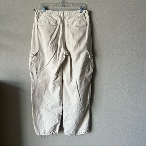TNA Aritzia Tan Cargo Pants with Relaxed Fit and Adjustable Cords - Picture 3 of 8